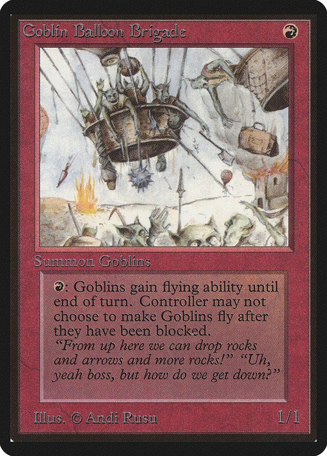 Goblin Balloon Brigade [Beta Edition] - Evolution TCG