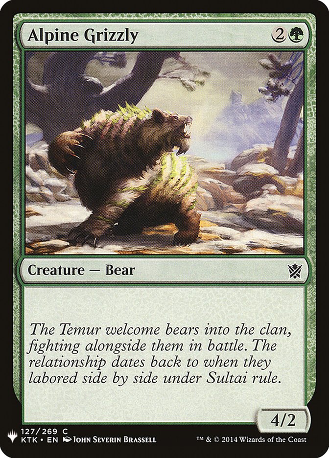 Alpine Grizzly [Mystery Booster] - Evolution TCG
