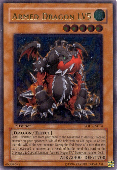 Armed Dragon LV5 [SOD-EN014] Ultimate Rare - Evolution TCG