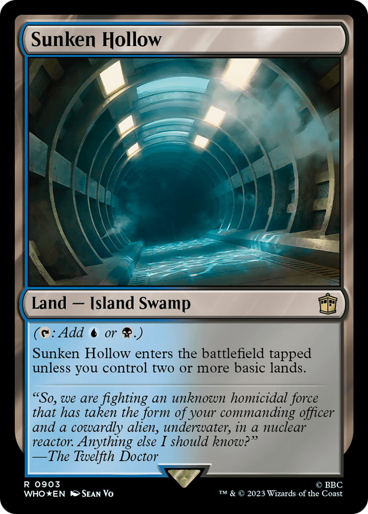Sunken Hollow (Surge Foil) [Doctor Who] - Evolution TCG