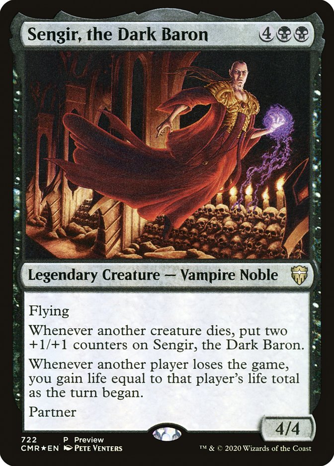 Sengir, the Dark Baron [Commander Legends Promos] - Evolution TCG