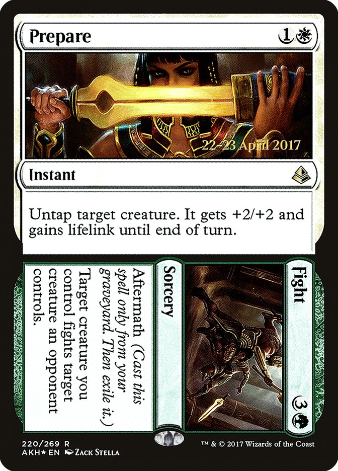 Prepare // Fight [Amonkhet Prerelease Promos] - Evolution TCG