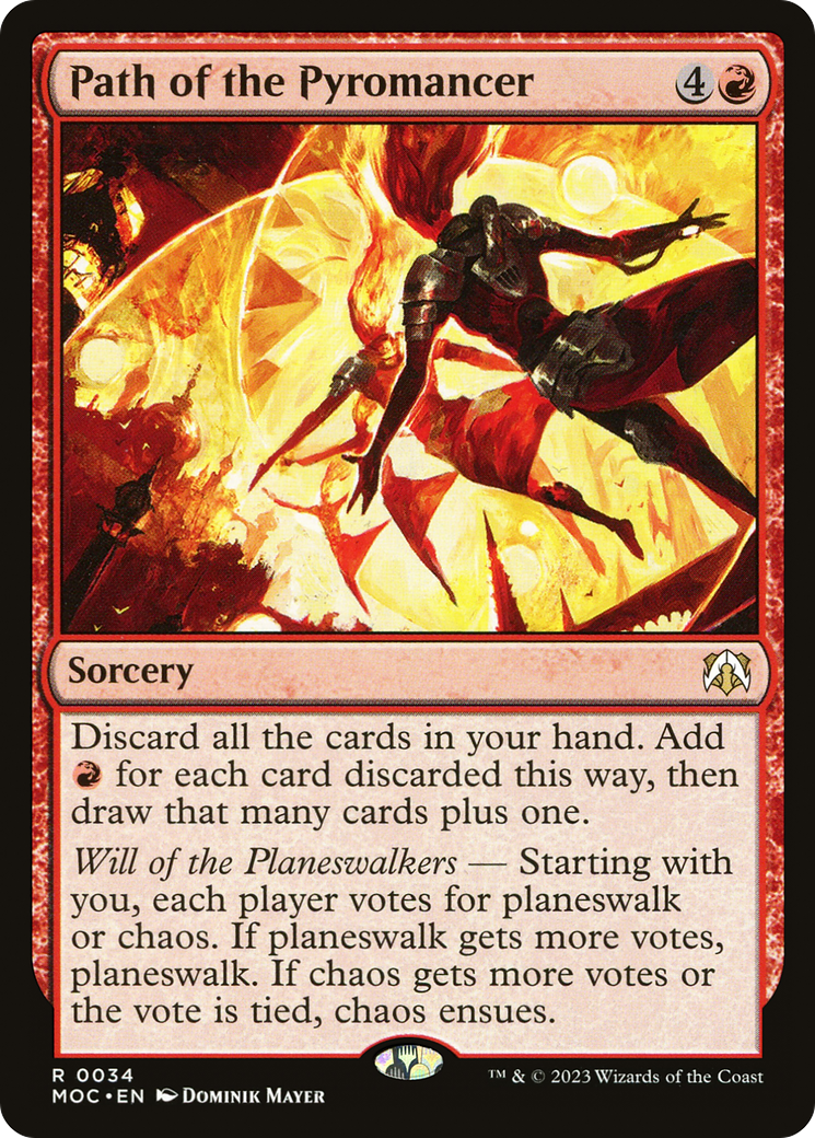 Path of the Pyromancer [March of the Machine Commander] - Evolution TCG