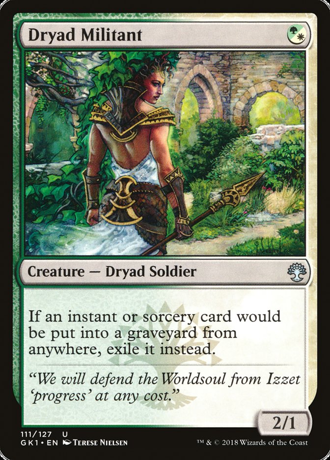 Dryad Militant [Guilds of Ravnica Guild Kit] - Evolution TCG