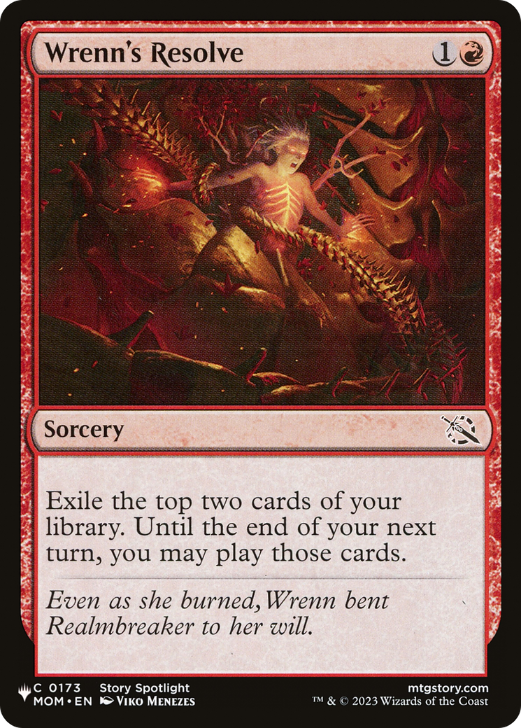 Wrenn's Resolve [The List] - Evolution TCG