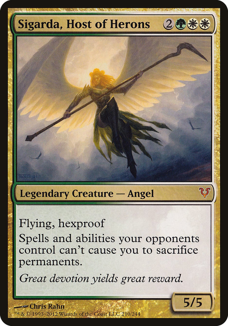 Sigarda, Host of Herons [Open the Helvault] - Evolution TCG