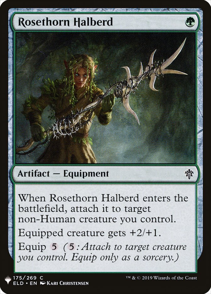 Rosethorn Halberd [Mystery Booster] - Evolution TCG