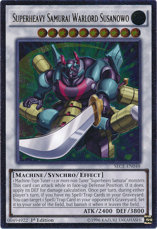 Superheavy Samurai Warlord Susanowo [SECE-EN048] Ultimate Rare - Evolution TCG