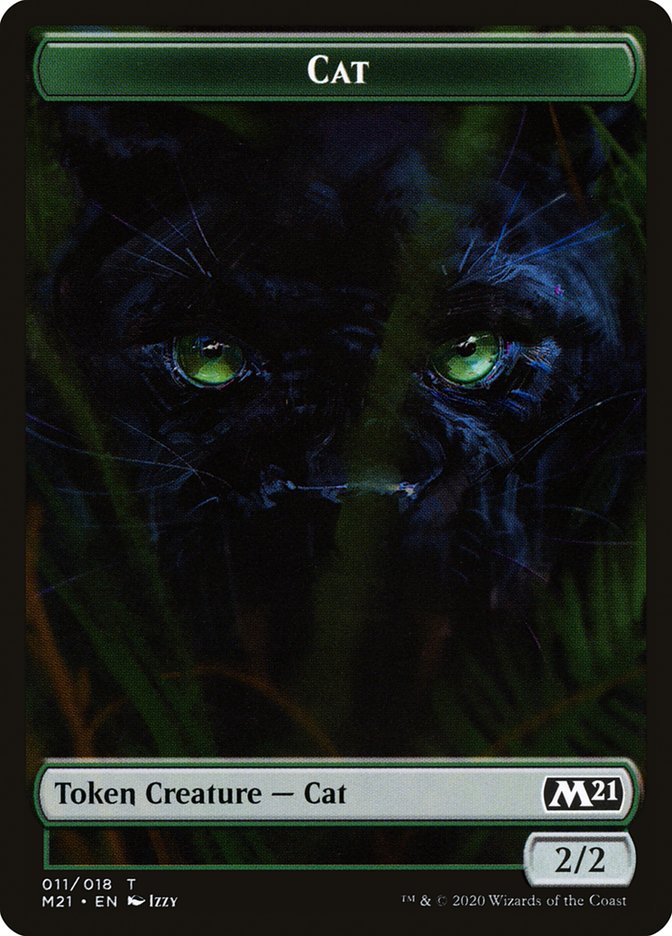 Beast // Cat (011) Double-Sided Token [Core Set 2021 Tokens] - Evolution TCG