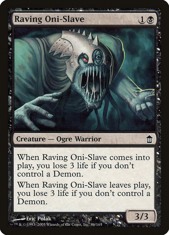 Raving Oni-Slave [Saviors of Kamigawa] - Evolution TCG