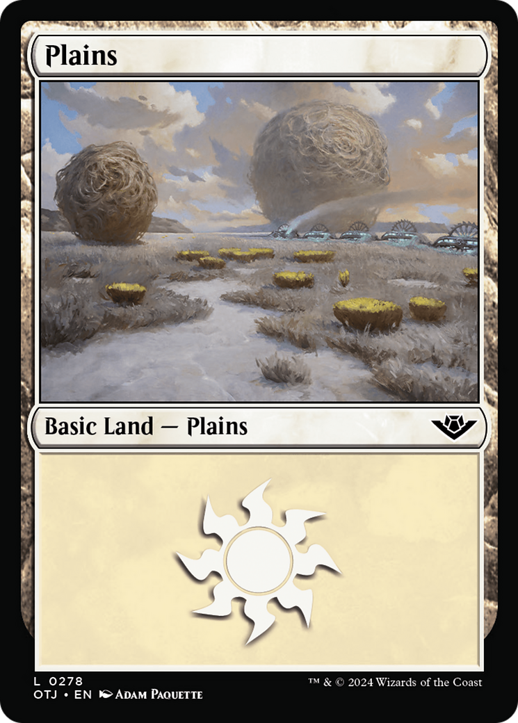 Plains (0278) [Outlaws of Thunder Junction] - Evolution TCG