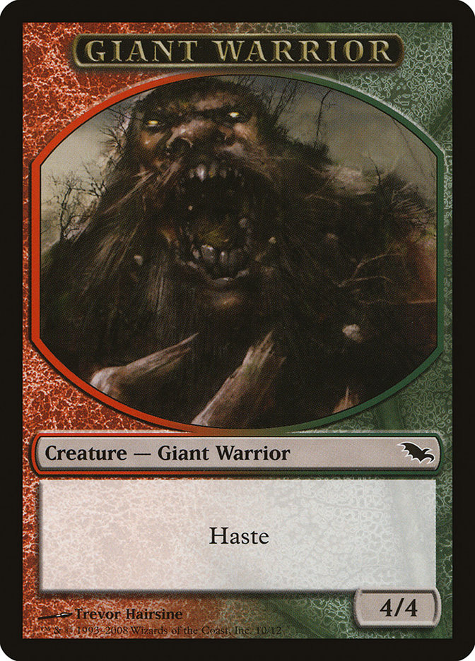 Giant Warrior Token [Shadowmoor Tokens] - Evolution TCG
