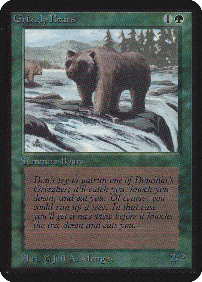 Grizzly Bears [Alpha Edition] - Evolution TCG