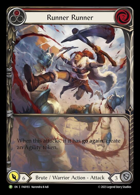 Runner Runner [FAB193] (Promo)  Rainbow Foil - Evolution TCG