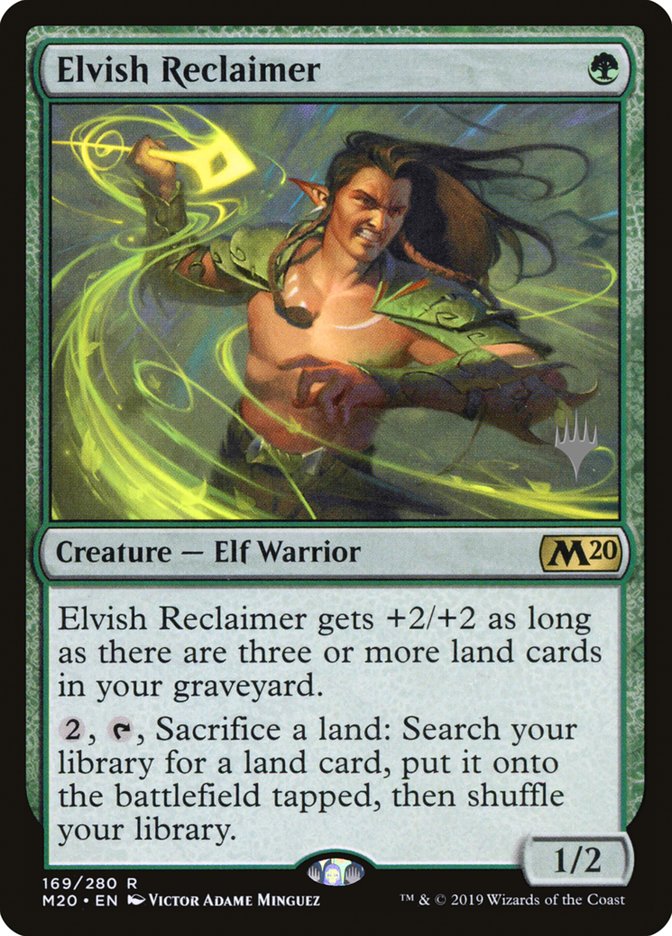 Elvish Reclaimer (Promo Pack) [Core Set 2020 Promos] - Evolution TCG