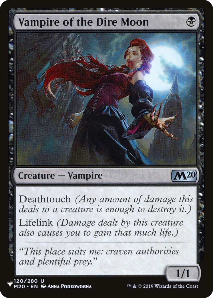 Vampire of the Dire Moon [The List] - Evolution TCG