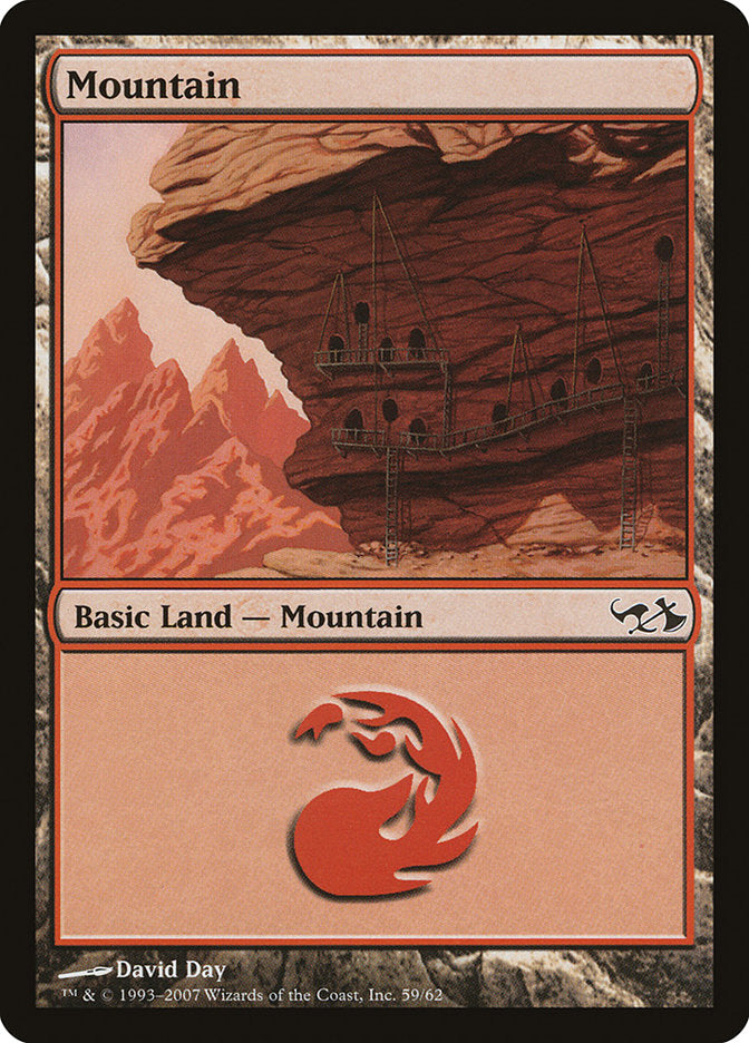 Mountain (59) [Duel Decks: Elves vs. Goblins] - Evolution TCG