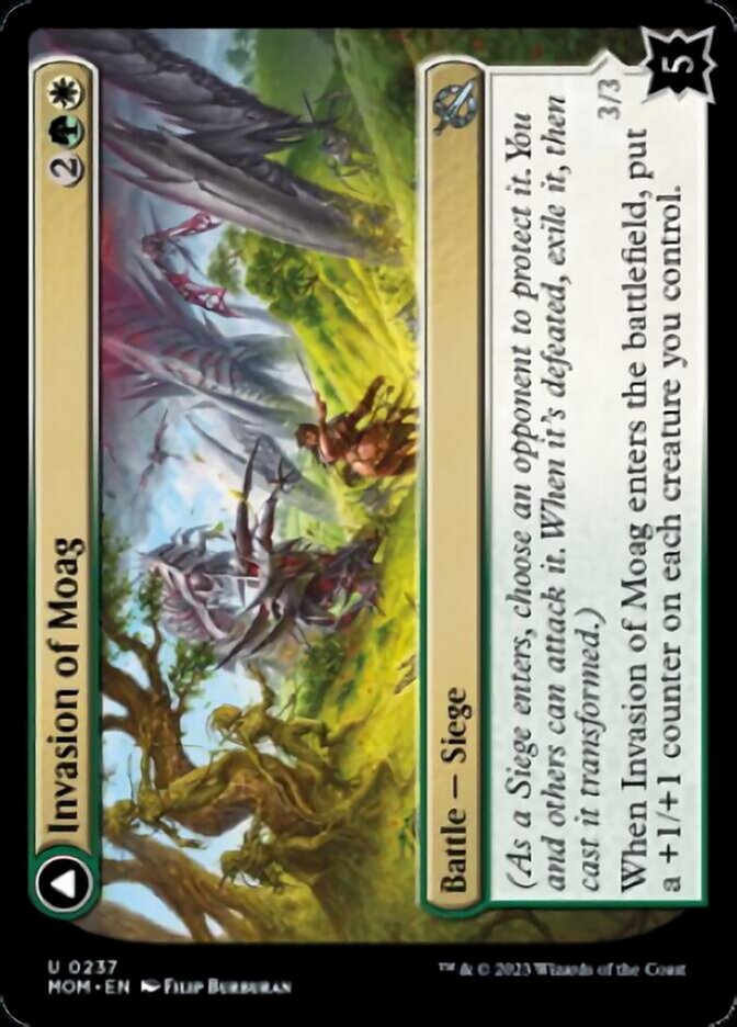 Invasion of Moag // Bloomweaver Dryads [March of the Machine] - Evolution TCG