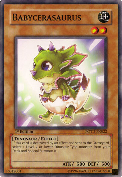 Babycerasaurus [POTD-EN022] Common - Evolution TCG