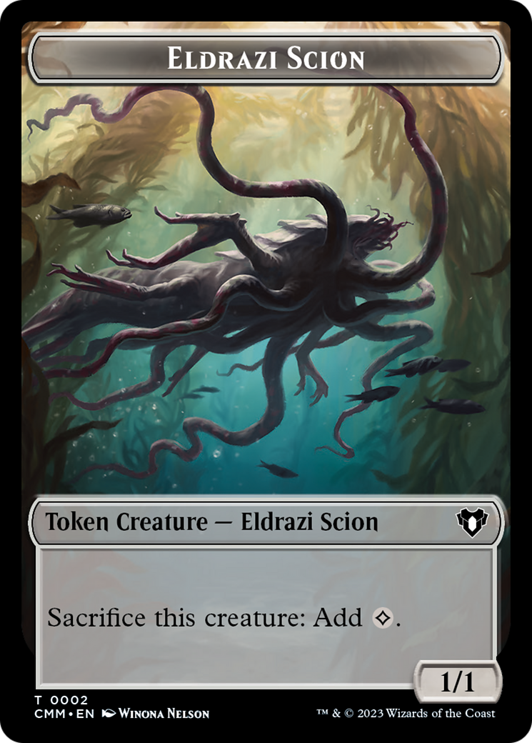 Eldrazi Scion // Myr Double-Sided Token [Commander Masters Tokens] - Evolution TCG