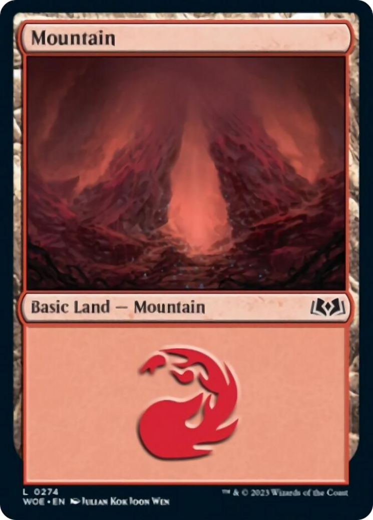 Mountain (0274) [Wilds of Eldraine] - Evolution TCG