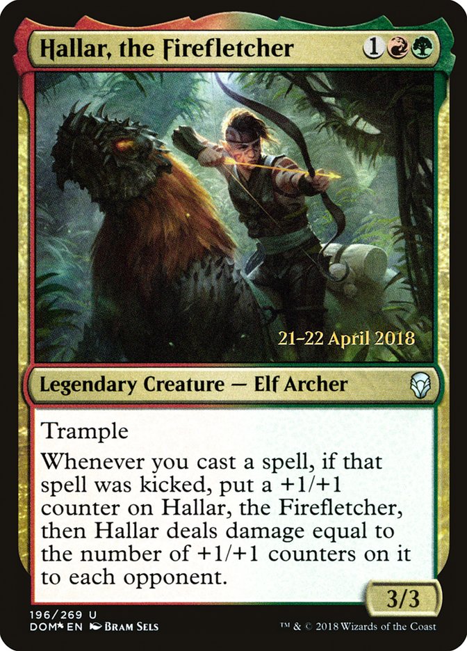 Hallar, the Firefletcher [Dominaria Prerelease Promos] - Evolution TCG