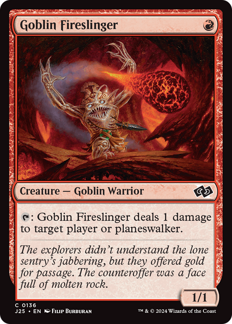 Goblin Fireslinger [Foundations Jumpstart] - Evolution TCG