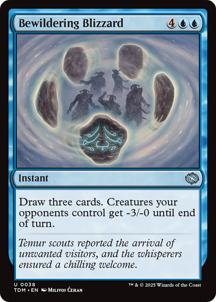 Bewildering Blizzard [Tarkir: Dragonstorm] - Evolution TCG