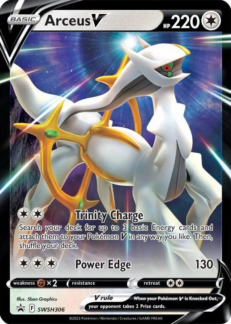Arceus V (SWSH306) [Sword & Shield: Black Star Promos] - Evolution TCG