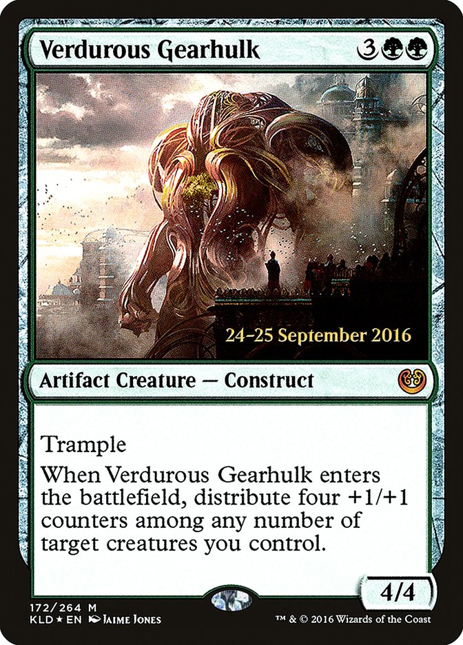 Verdurous Gearhulk [Kaladesh Prerelease Promos] - Evolution TCG