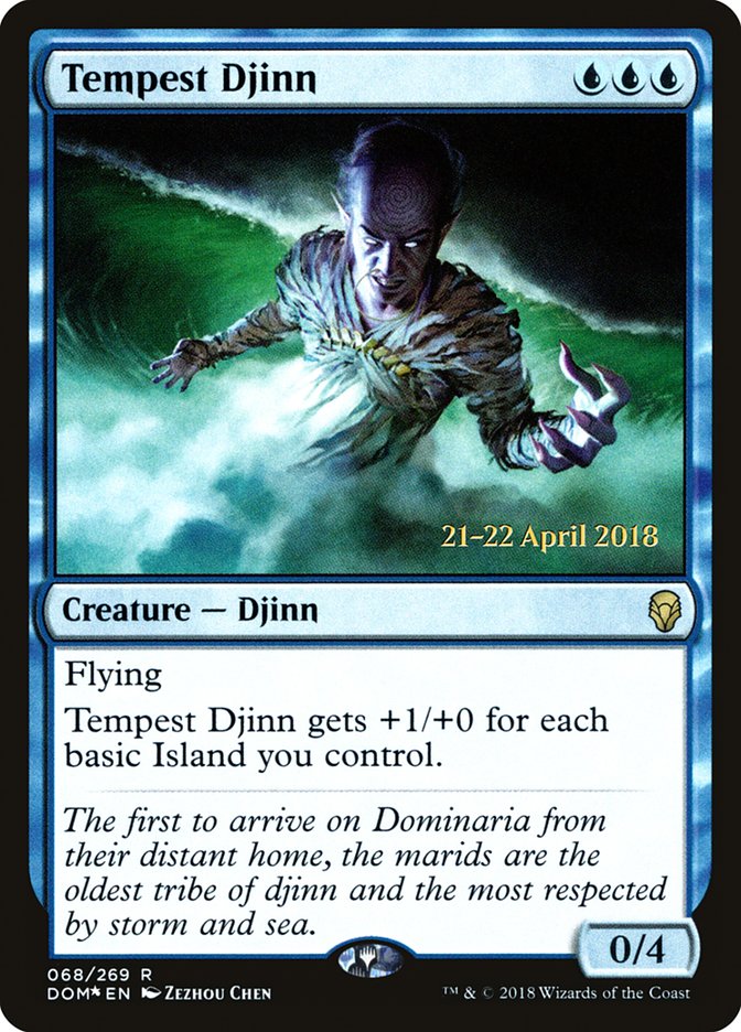 Tempest Djinn [Dominaria Prerelease Promos] - Evolution TCG