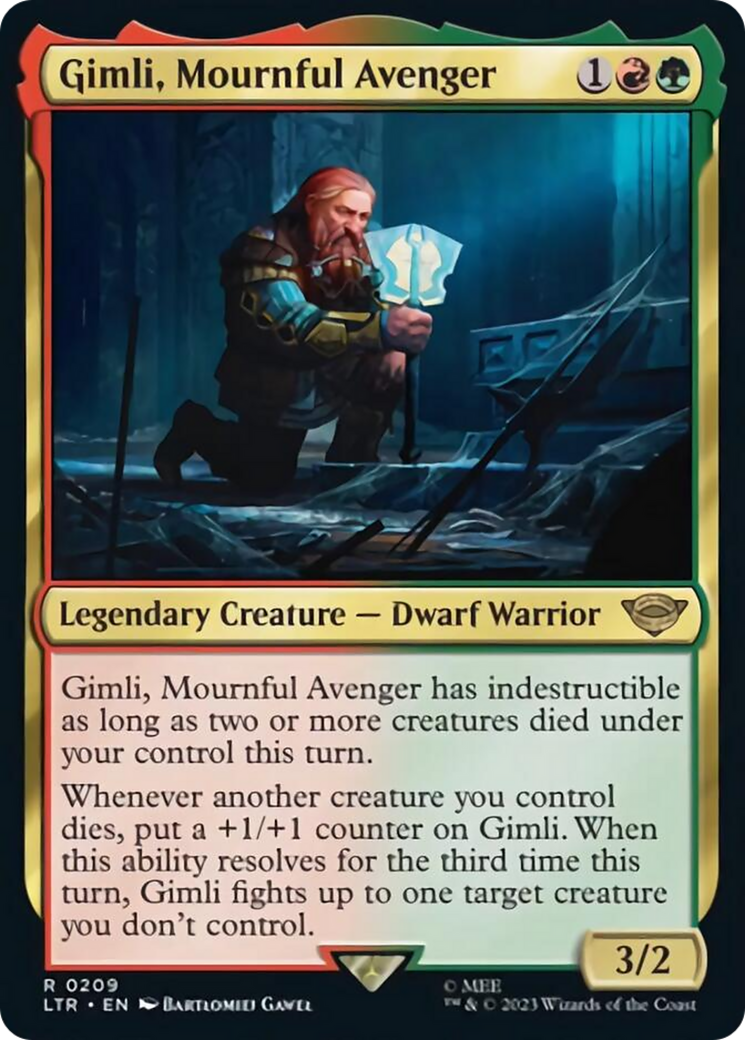 Gimli, Mournful Avenger [The Lord of the Rings: Tales of Middle-Earth] - Evolution TCG