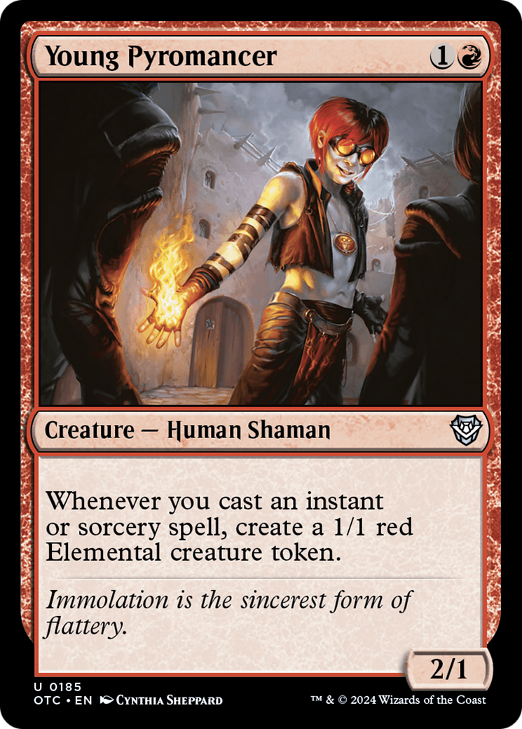 Young Pyromancer [Outlaws of Thunder Junction Commander] - Evolution TCG