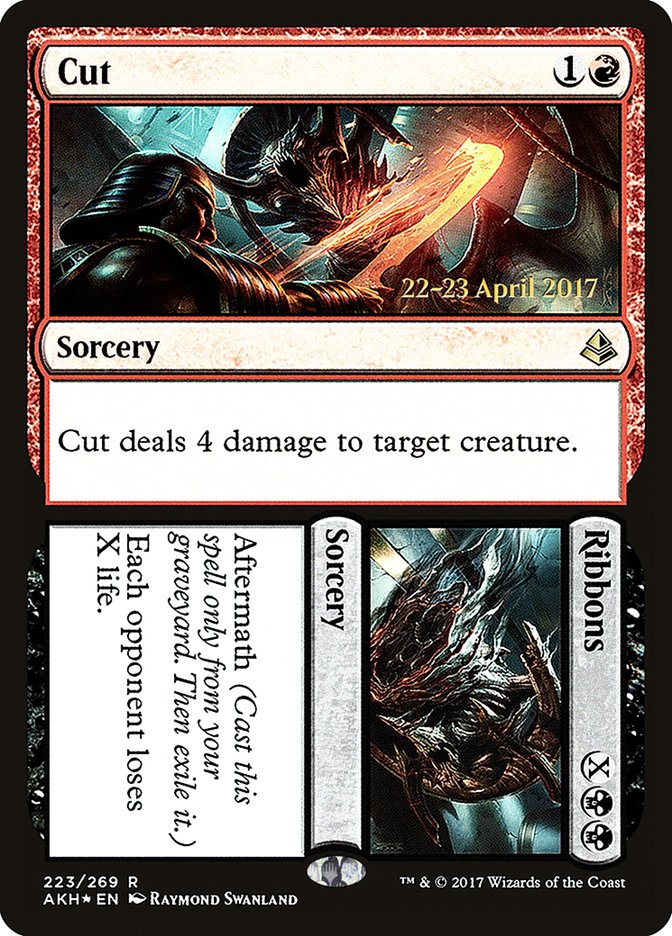 Cut // Ribbons [Amonkhet Prerelease Promos] - Evolution TCG