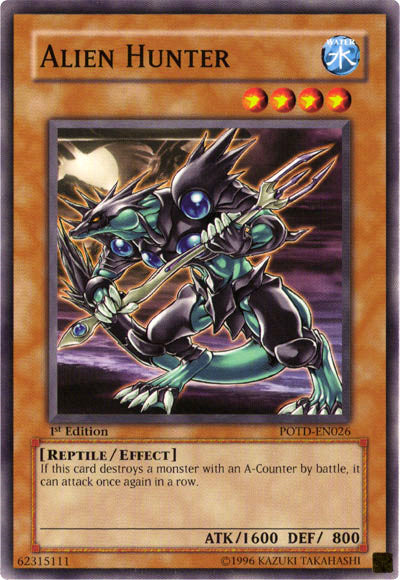 Alien Hunter [POTD-EN026] Common - Evolution TCG