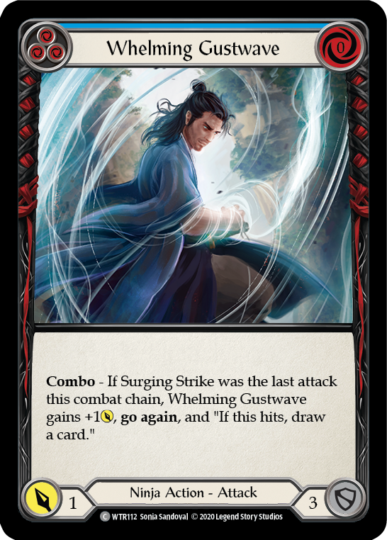 Whelming Gustwave (Blue) [U-WTR112] (Welcome to Rathe Unlimited)  Unlimited Normal - Evolution TCG