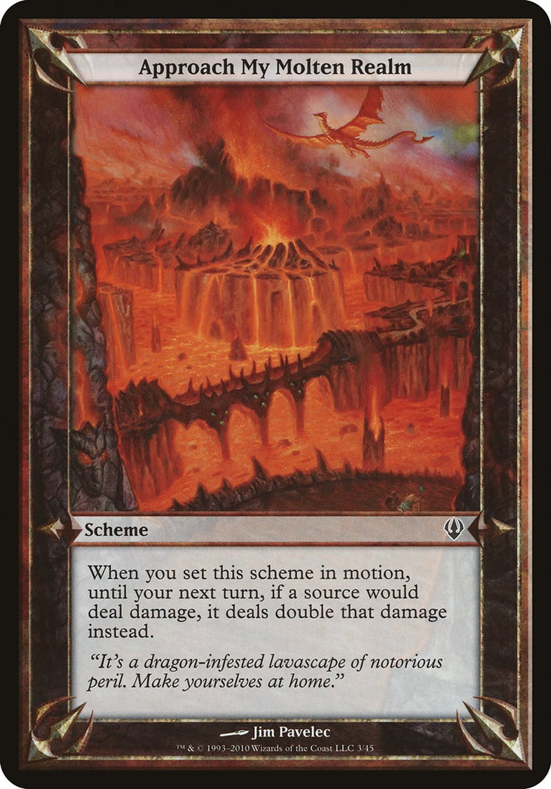 Approach My Molten Realm (Schemes) [Archenemy Schemes] - Evolution TCG