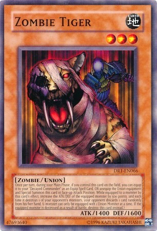 Zombie Tiger [DR1-EN066] Common - Evolution TCG