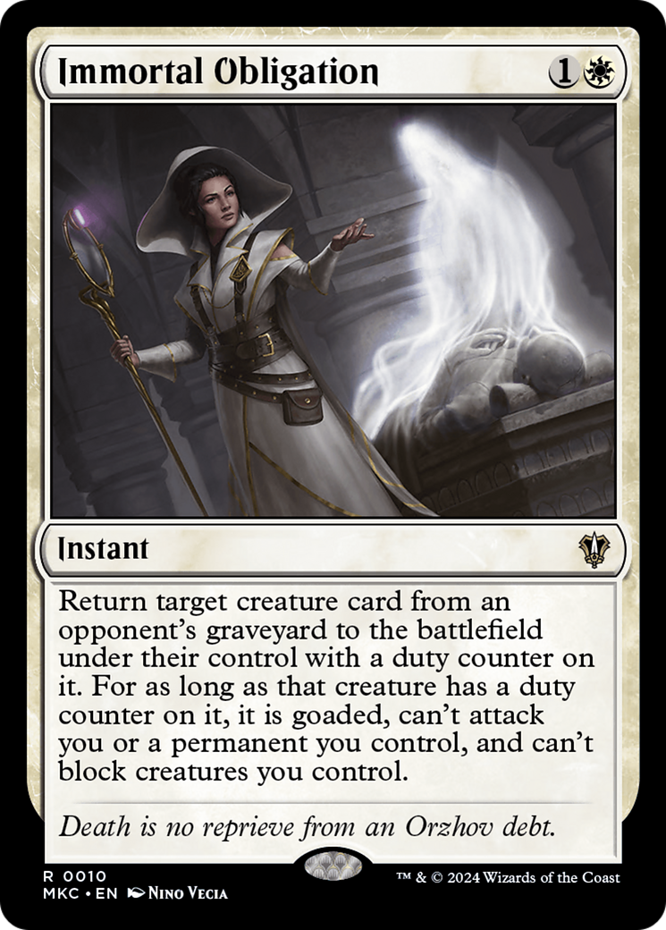 Immortal Obligation [Murders at Karlov Manor Commander] - Evolution TCG