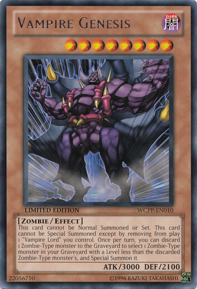 Vampire Genesis [WCPP-EN010] Rare - Evolution TCG