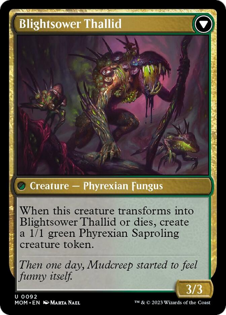 Blightreaper Thallid // Blightsower Thallid [March of the Machine] - Evolution TCG