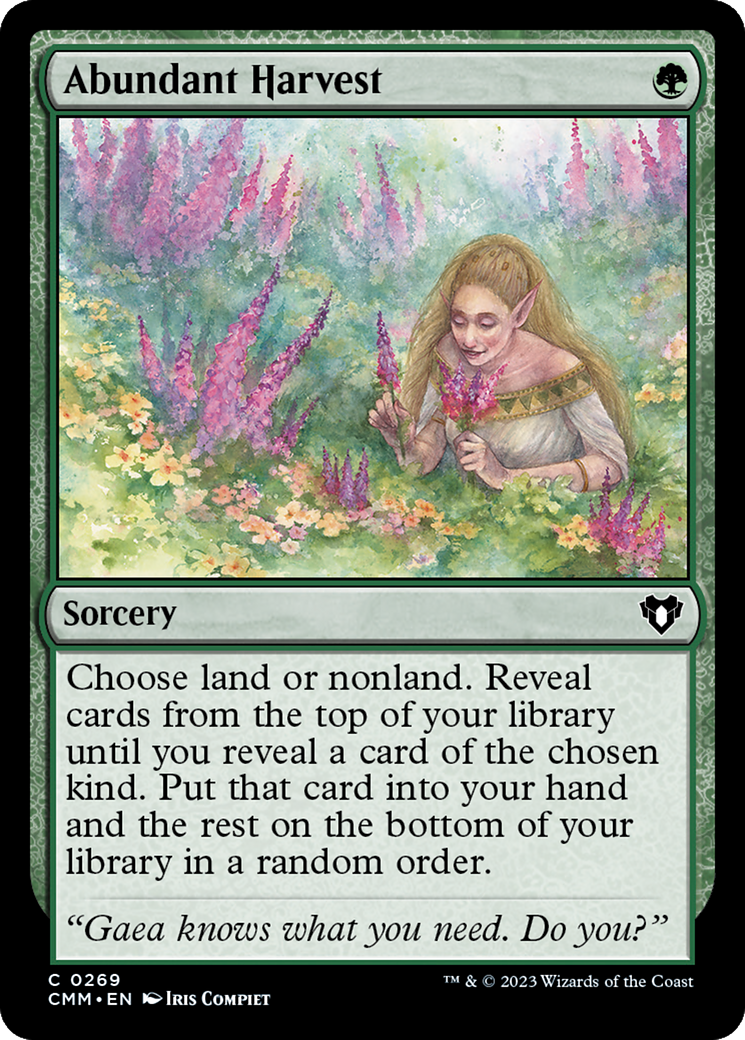 Abundant Harvest [Commander Masters] - Evolution TCG
