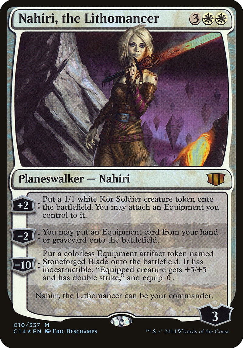 Nahiri, the Lithomancer (Oversized) [Commander 2014 Oversized] - Evolution TCG