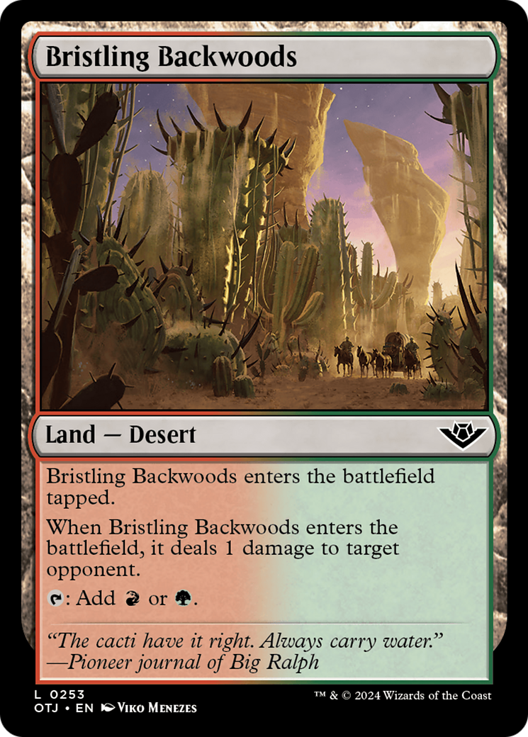 Bristling Backwoods [Outlaws of Thunder Junction] - Evolution TCG