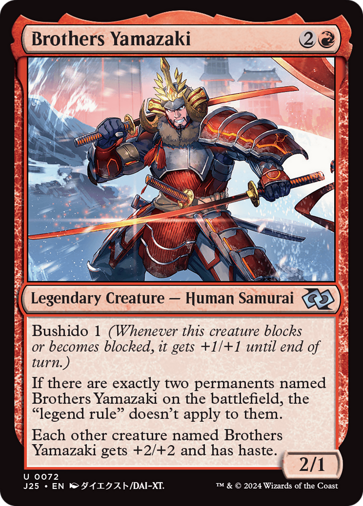 Brothers Yamazaki (72 Swords) (Anime) [Foundations Jumpstart] - Evolution TCG
