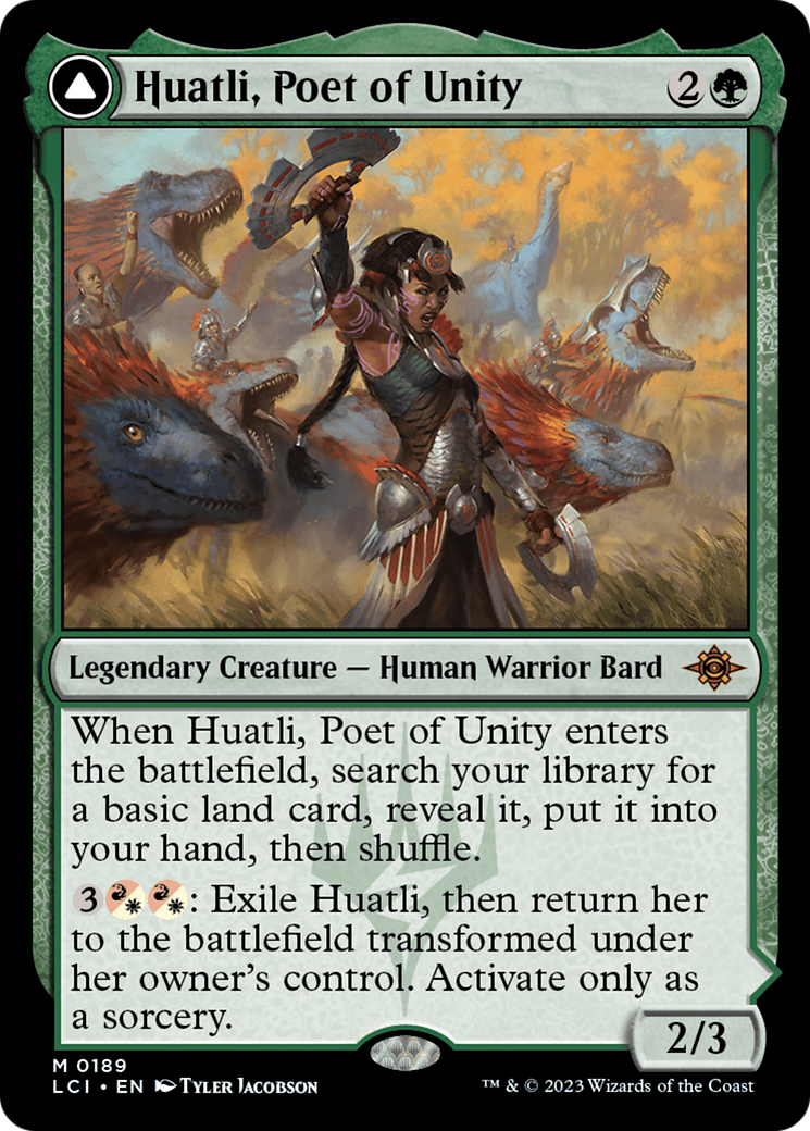 Huatli, Poet of Unity // Roar of the Fifth People [The Lost Caverns of Ixalan] - Evolution TCG