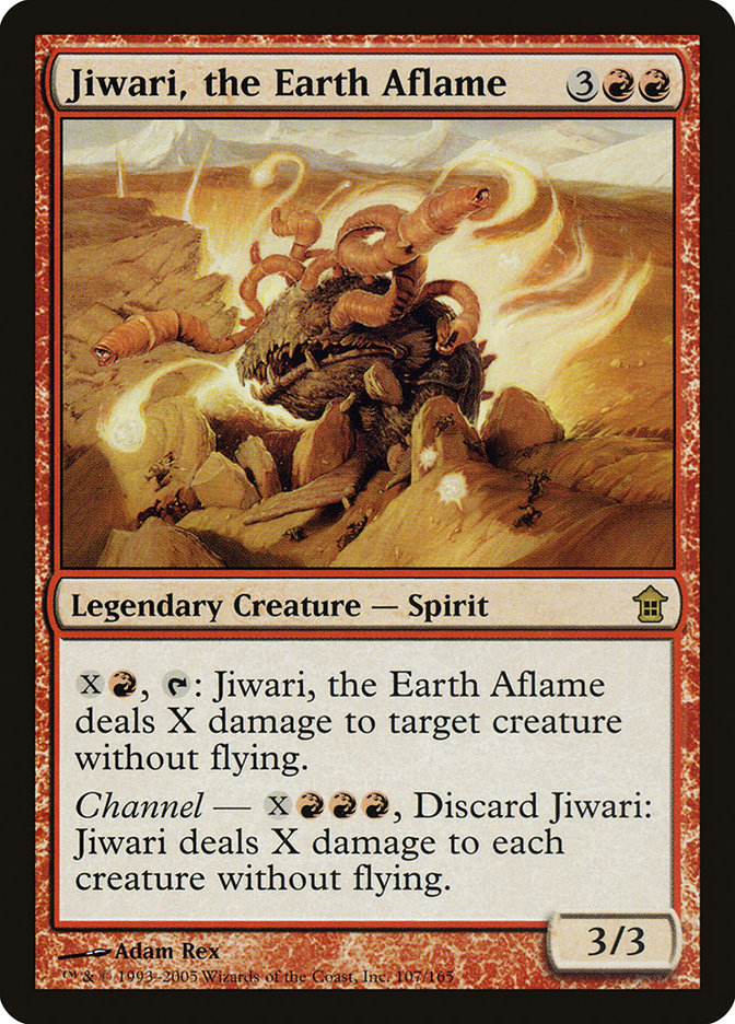 Jiwari, the Earth Aflame [Saviors of Kamigawa] - Evolution TCG