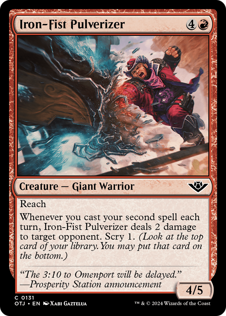 Iron-Fist Pulverizer [Outlaws of Thunder Junction] - Evolution TCG