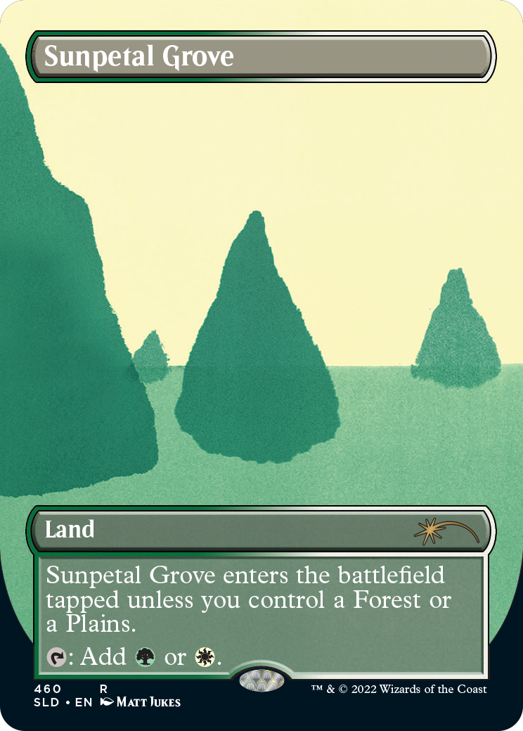 Sunpetal Grove (Borderless) [Secret Lair Drop Series] - Evolution TCG