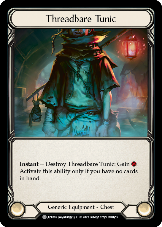 Threadbare Tunic [AZL005] (Outsiders Azalea Blitz Deck) - Evolution TCG